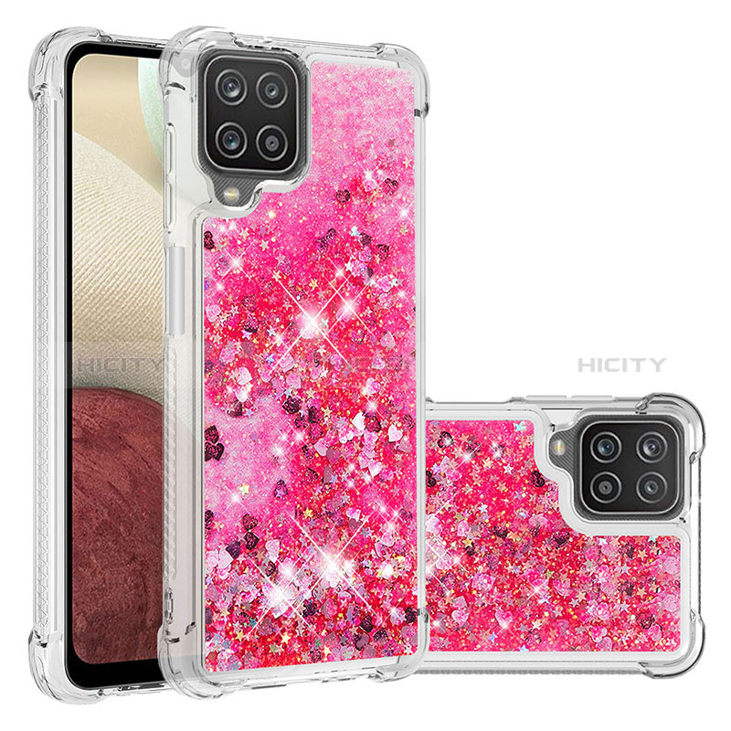 Funda Silicona Carcasa Goma Bling-Bling S01 para Samsung Galaxy A12