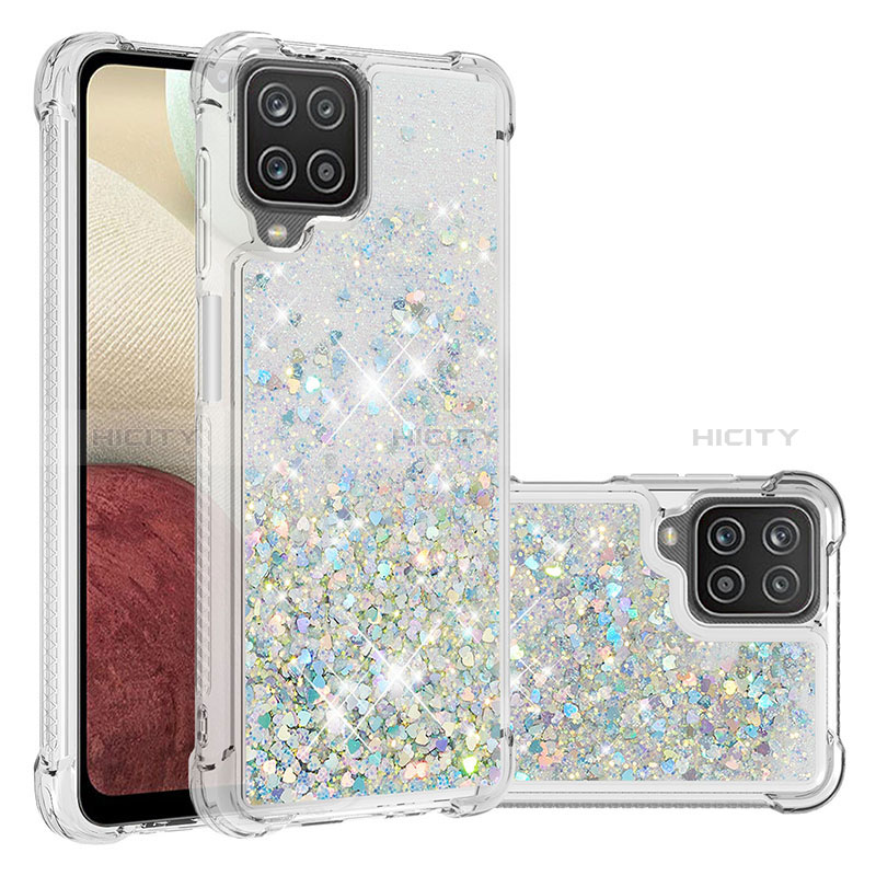 Funda Silicona Carcasa Goma Bling-Bling S01 para Samsung Galaxy A12