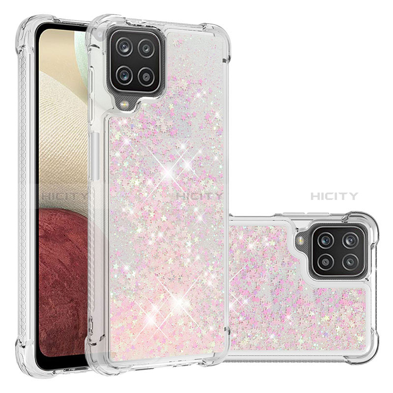 Funda Silicona Carcasa Goma Bling-Bling S01 para Samsung Galaxy A12