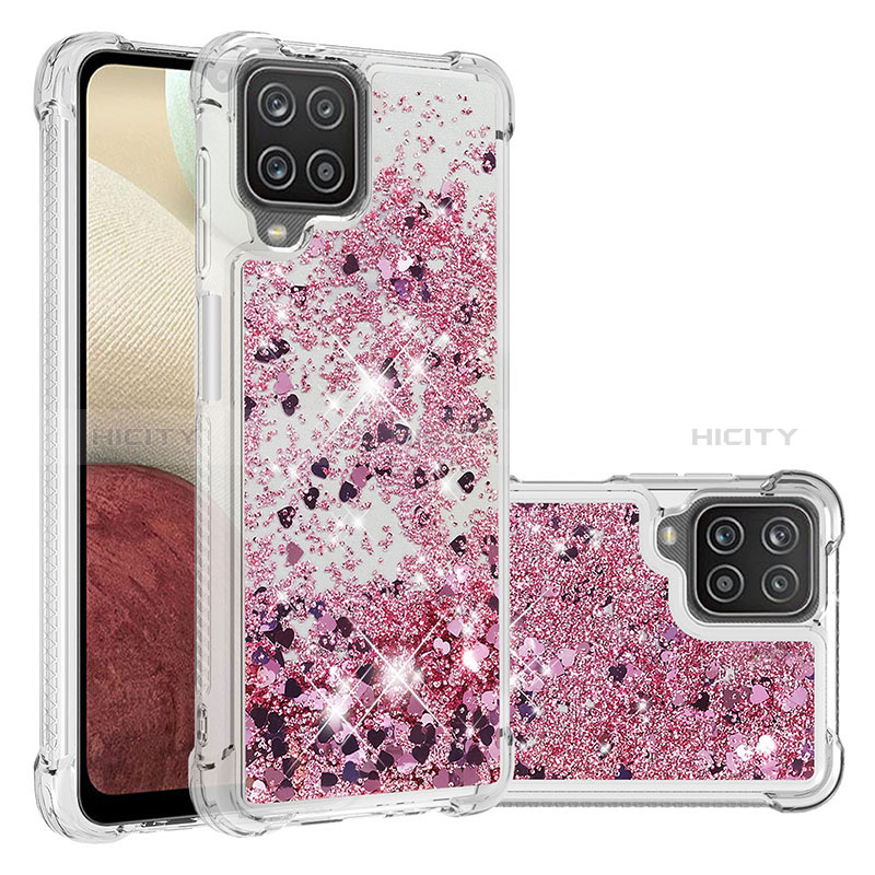 Funda Silicona Carcasa Goma Bling-Bling S01 para Samsung Galaxy A12