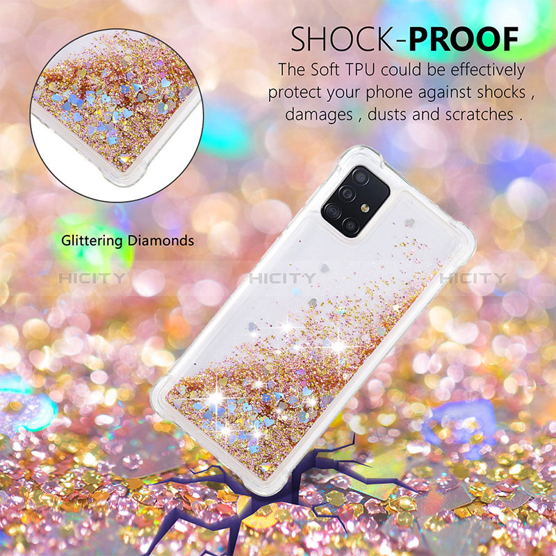 Funda Silicona Carcasa Goma Bling-Bling S01 para Samsung Galaxy A51 5G