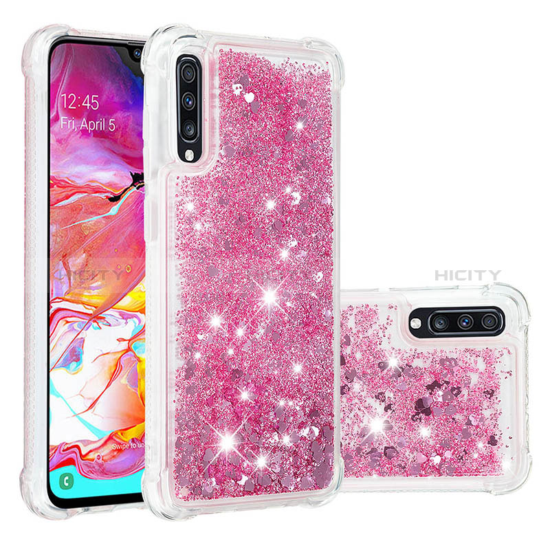 Funda Silicona Carcasa Goma Bling-Bling S01 para Samsung Galaxy A70