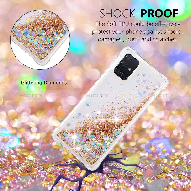 Funda Silicona Carcasa Goma Bling-Bling S01 para Samsung Galaxy A71 5G