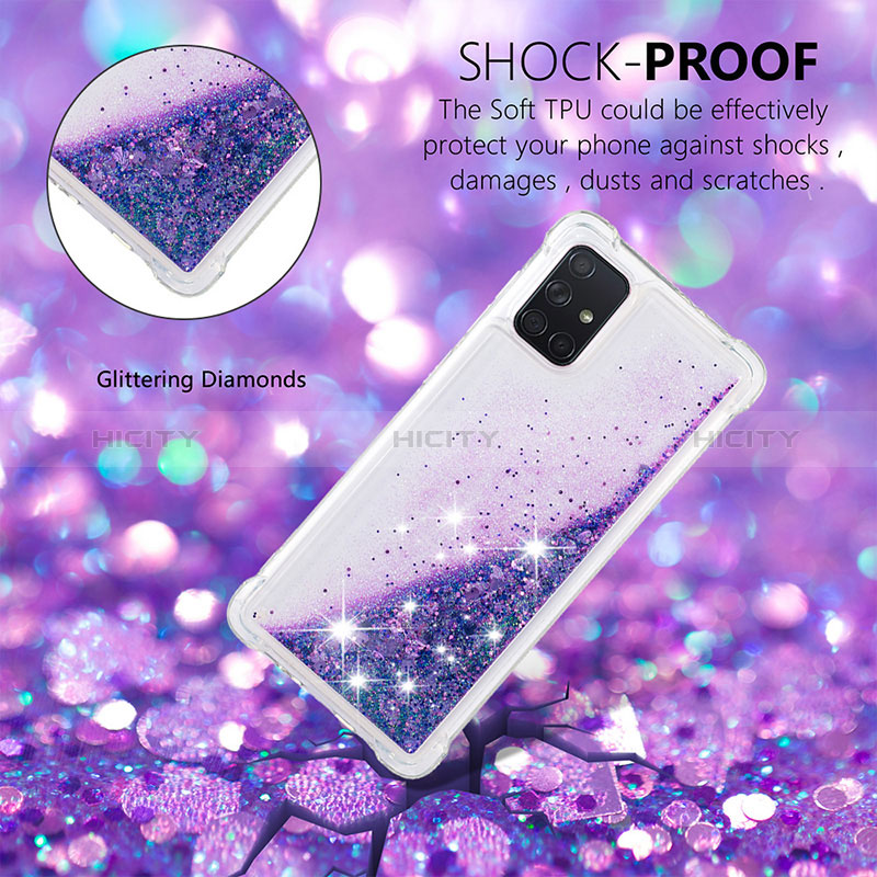 Funda Silicona Carcasa Goma Bling-Bling S01 para Samsung Galaxy A71 5G