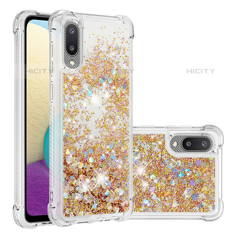 Funda Silicona Carcasa Goma Bling-Bling S01 para Samsung Galaxy M02