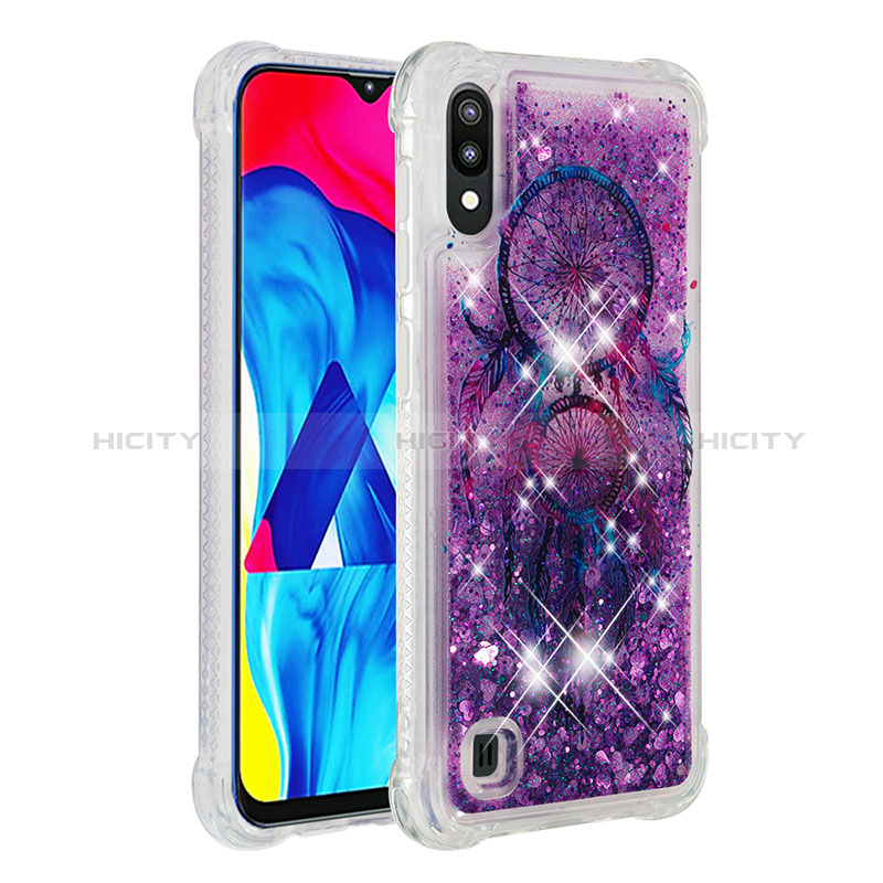 Funda Silicona Carcasa Goma Bling-Bling S01 para Samsung Galaxy M10