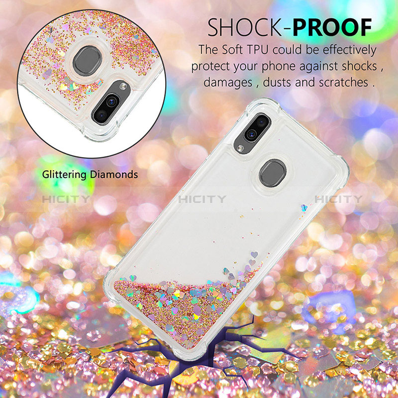 Funda Silicona Carcasa Goma Bling-Bling S01 para Samsung Galaxy M10S