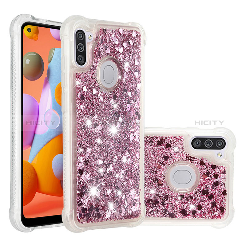 Funda Silicona Carcasa Goma Bling-Bling S01 para Samsung Galaxy M11