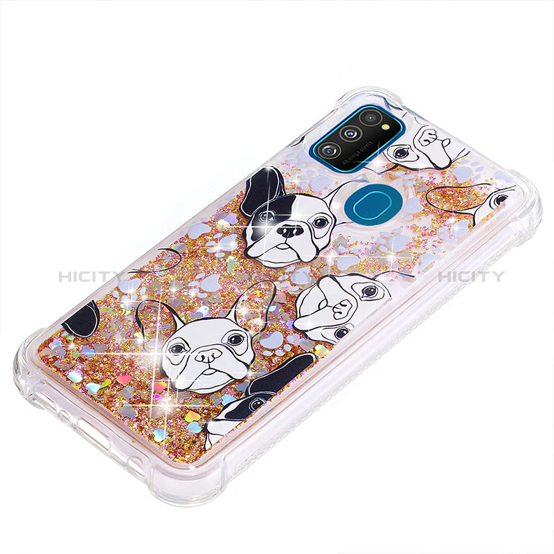 Funda Silicona Carcasa Goma Bling-Bling S01 para Samsung Galaxy M21