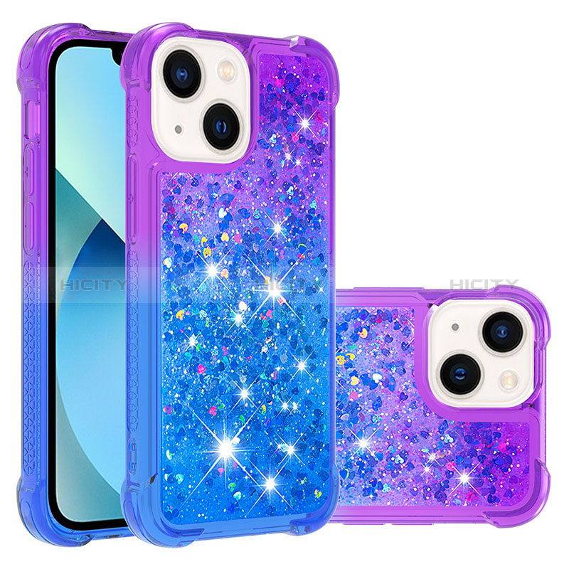 Funda Silicona Carcasa Goma Bling-Bling S02 para Apple iPhone 14 Plus