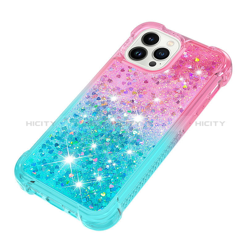 Funda Silicona Carcasa Goma Bling-Bling S02 para Apple iPhone 14 Pro Max