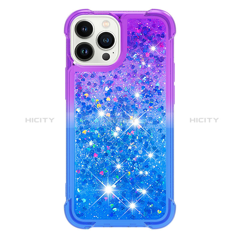 Funda Silicona Carcasa Goma Bling-Bling S02 para Apple iPhone 14 Pro Max