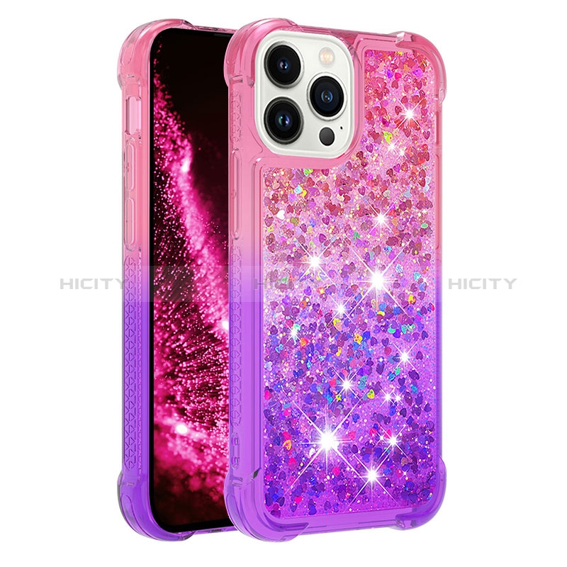 Funda Silicona Carcasa Goma Bling-Bling S02 para Apple iPhone 16 Pro