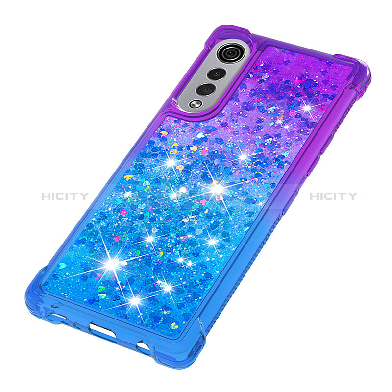 Funda Silicona Carcasa Goma Bling-Bling S02 para LG Velvet 4G