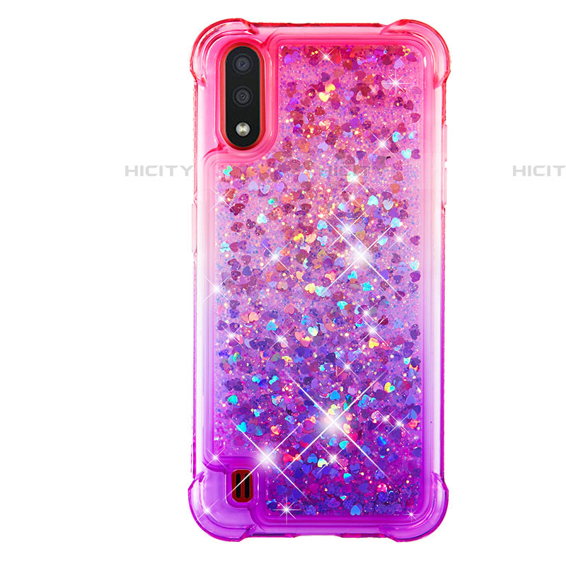 Funda Silicona Carcasa Goma Bling-Bling S02 para Samsung Galaxy A01 SM-A015