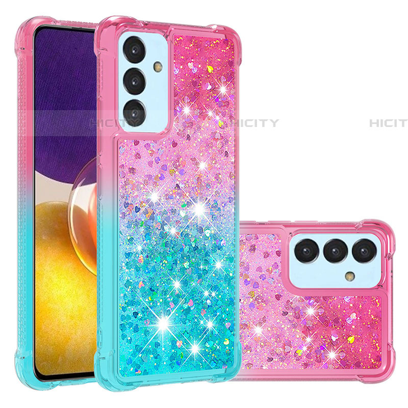 Funda Silicona Carcasa Goma Bling-Bling S02 para Samsung Galaxy A05s Rosa