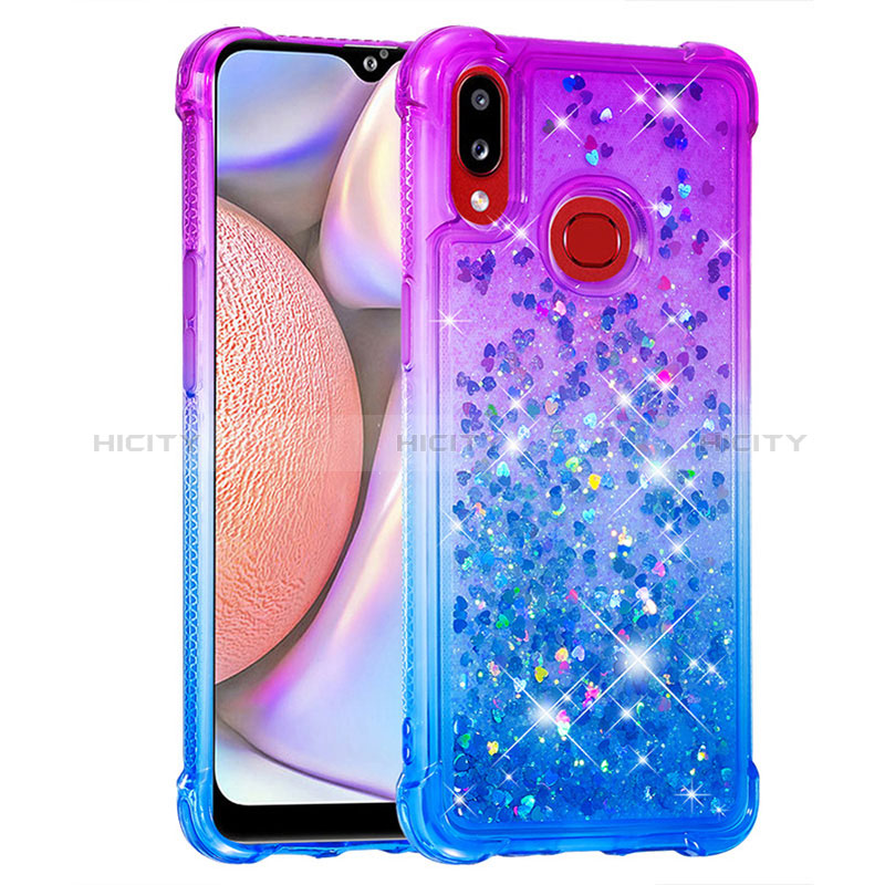 Funda Silicona Carcasa Goma Bling-Bling S02 para Samsung Galaxy A10s