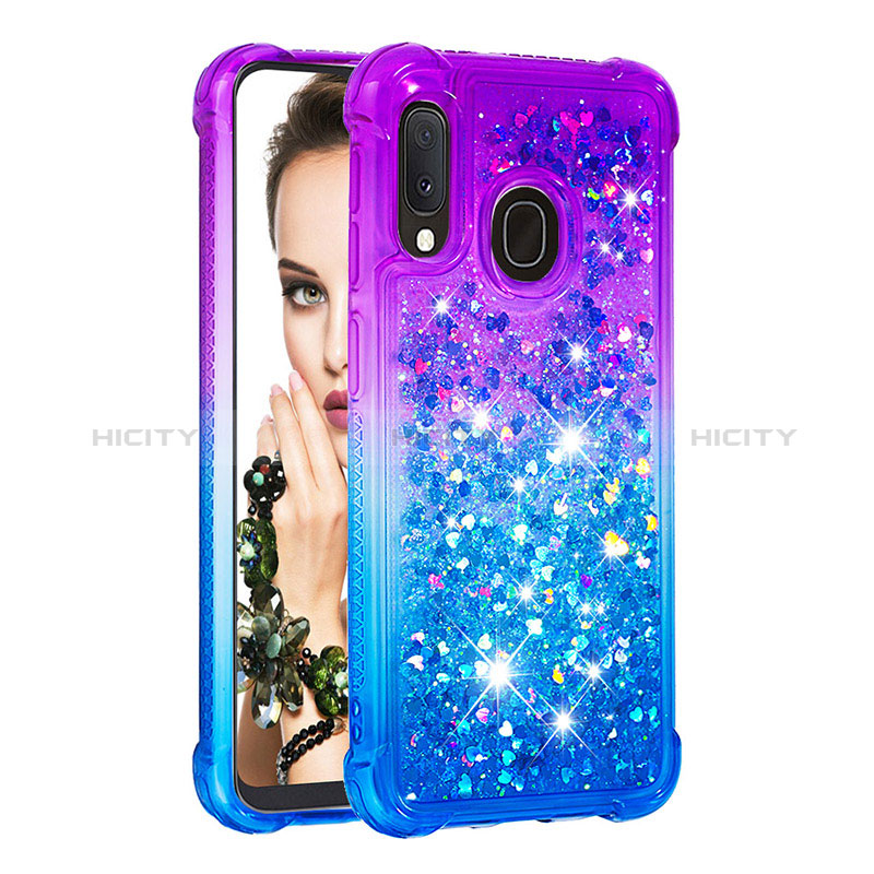 Funda Silicona Carcasa Goma Bling-Bling S02 para Samsung Galaxy A20e