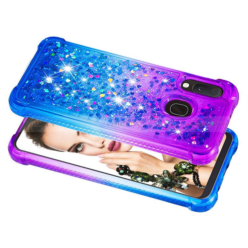 Funda Silicona Carcasa Goma Bling-Bling S02 para Samsung Galaxy A20e