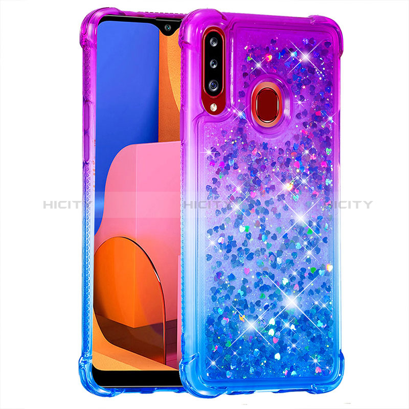 Funda Silicona Carcasa Goma Bling-Bling S02 para Samsung Galaxy A20s