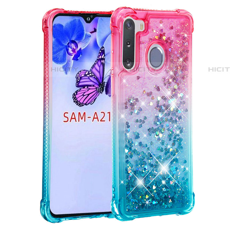 Funda Silicona Carcasa Goma Bling-Bling S02 para Samsung Galaxy A21 European