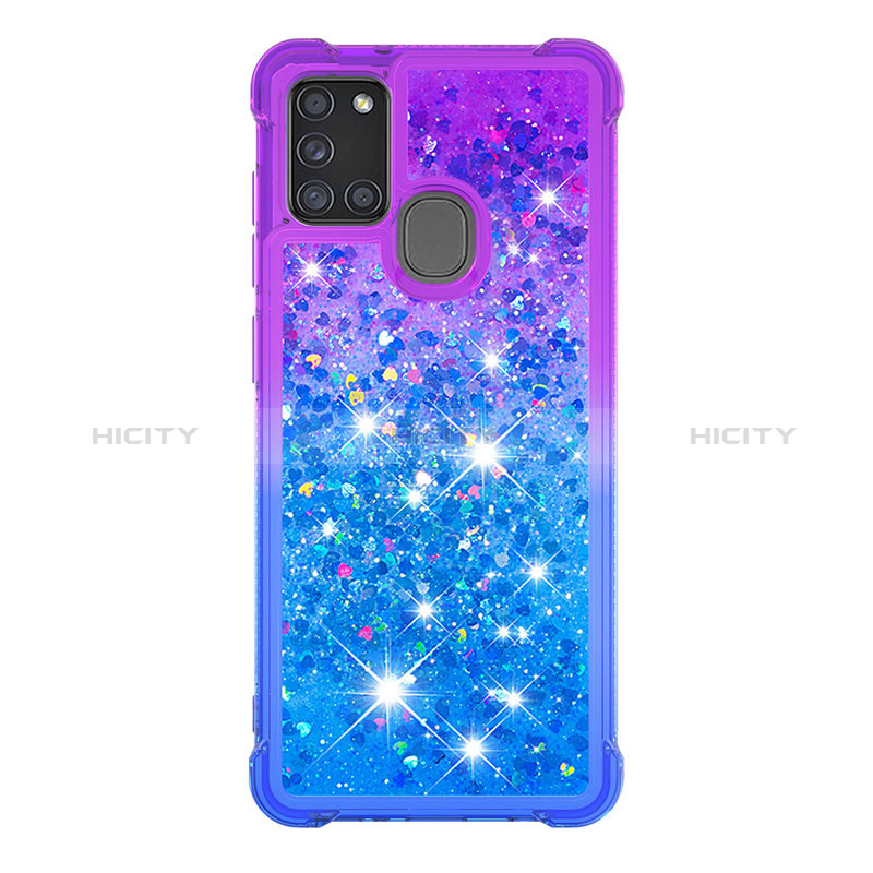 Funda Silicona Carcasa Goma Bling-Bling S02 para Samsung Galaxy A21s