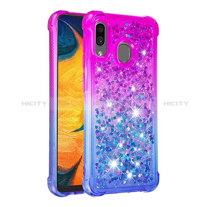 Funda Silicona Carcasa Goma Bling-Bling S02 para Samsung Galaxy A30