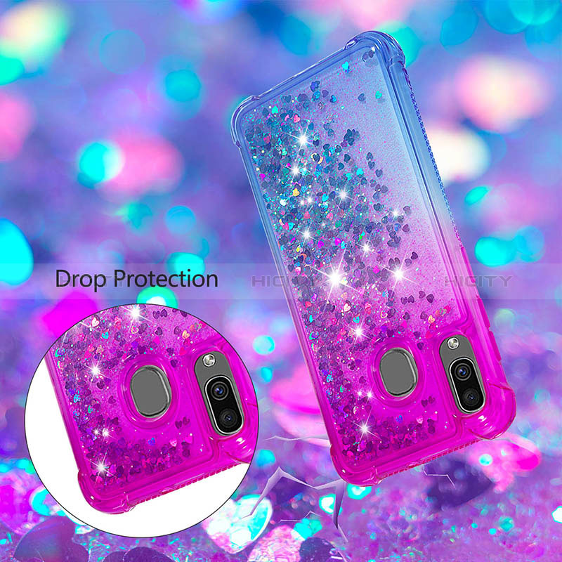 Funda Silicona Carcasa Goma Bling-Bling S02 para Samsung Galaxy A30