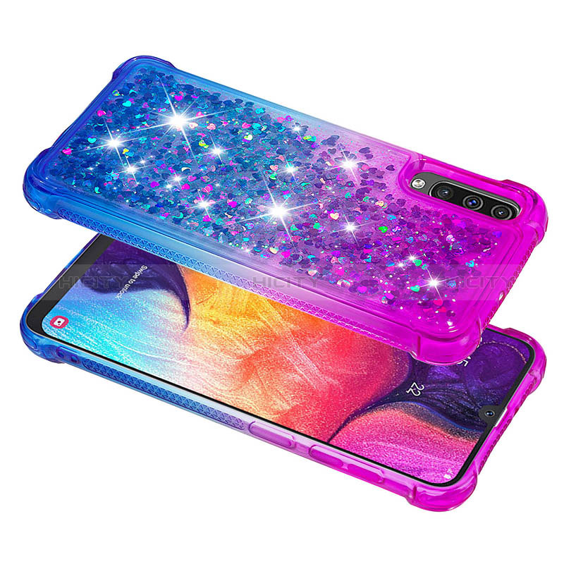 Funda Silicona Carcasa Goma Bling-Bling S02 para Samsung Galaxy A30S