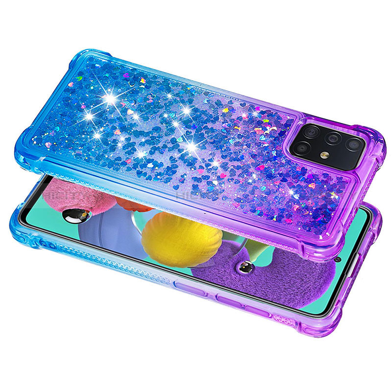 Funda Silicona Carcasa Goma Bling-Bling S02 para Samsung Galaxy A51 4G