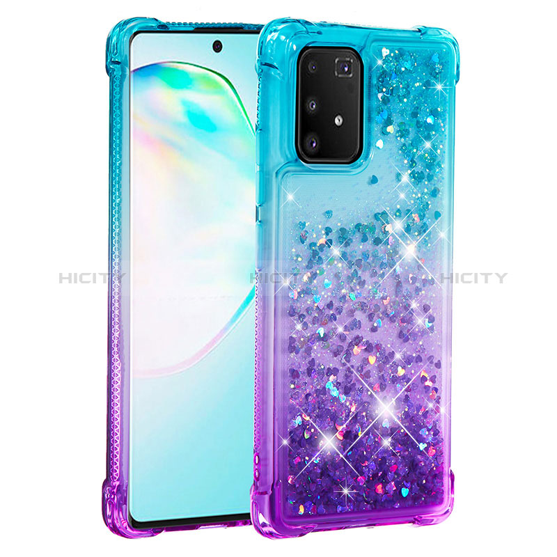 Funda Silicona Carcasa Goma Bling-Bling S02 para Samsung Galaxy A91