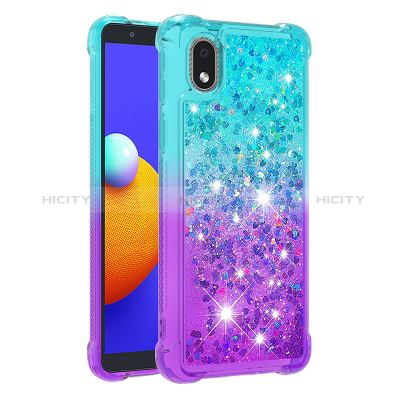 Funda Silicona Carcasa Goma Bling-Bling S02 para Samsung Galaxy M01 Core