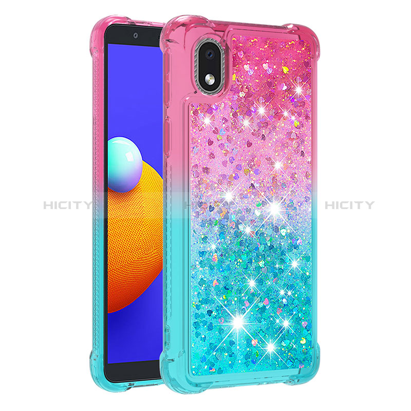 Funda Silicona Carcasa Goma Bling-Bling S02 para Samsung Galaxy M01 Core