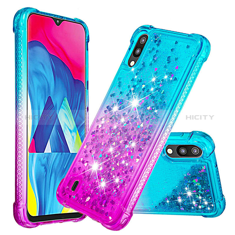 Funda Silicona Carcasa Goma Bling-Bling S02 para Samsung Galaxy M10