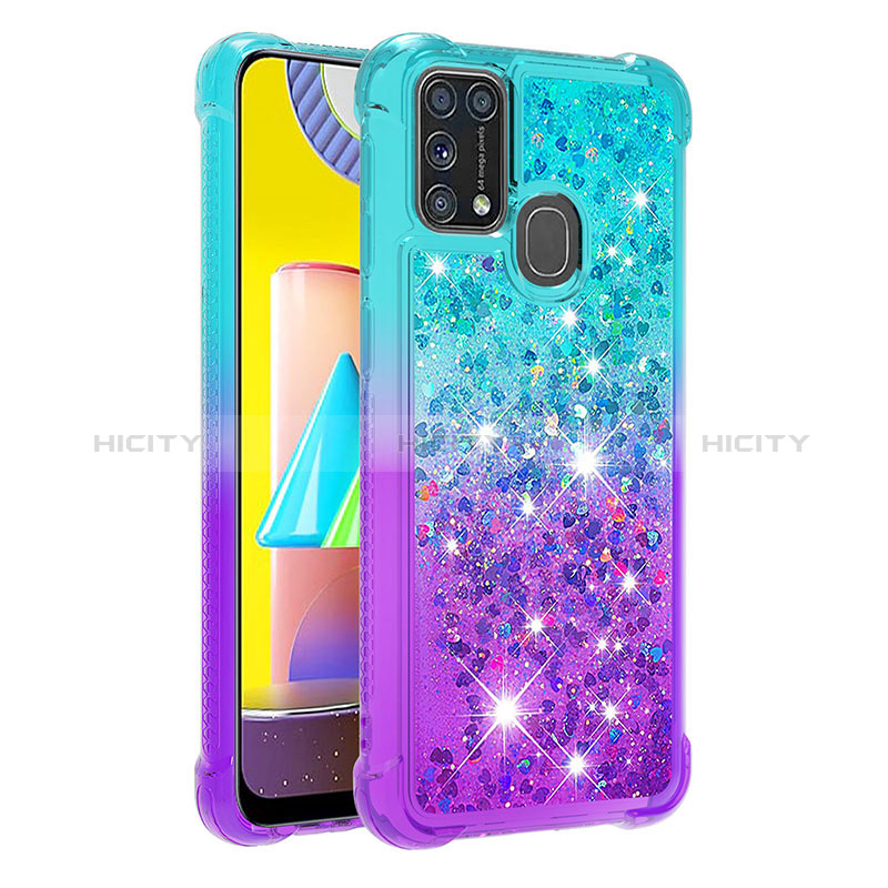 Funda Silicona Carcasa Goma Bling-Bling S02 para Samsung Galaxy M21s