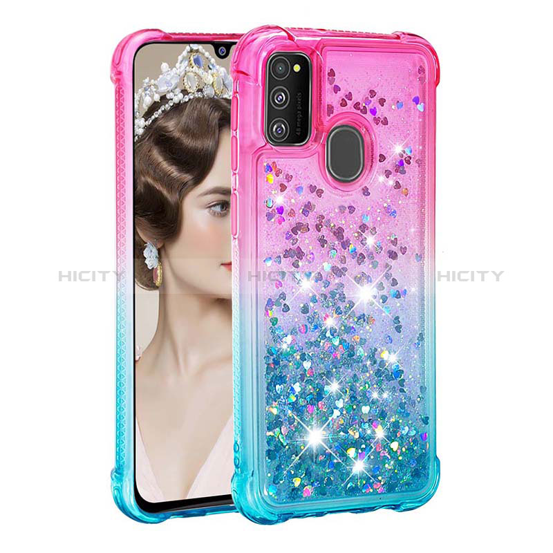 Funda Silicona Carcasa Goma Bling-Bling S02 para Samsung Galaxy M30s