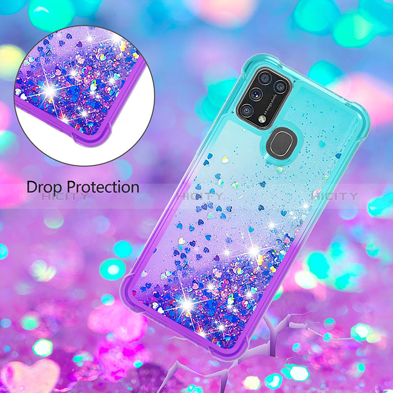 Funda Silicona Carcasa Goma Bling-Bling S02 para Samsung Galaxy M31