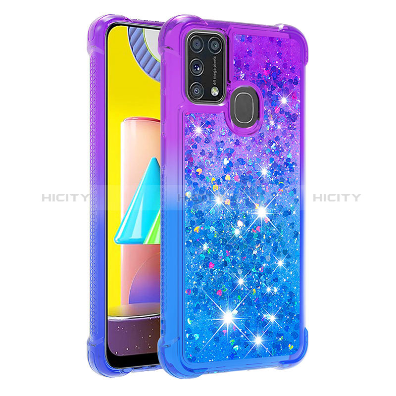 Funda Silicona Carcasa Goma Bling-Bling S02 para Samsung Galaxy M31 Prime Edition