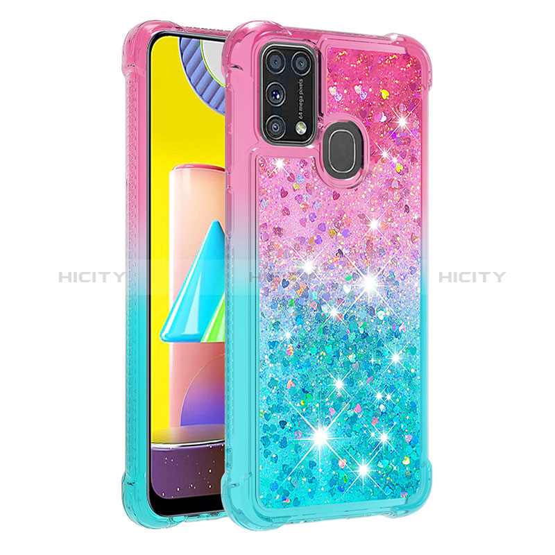 Funda Silicona Carcasa Goma Bling-Bling S02 para Samsung Galaxy M31 Prime Edition