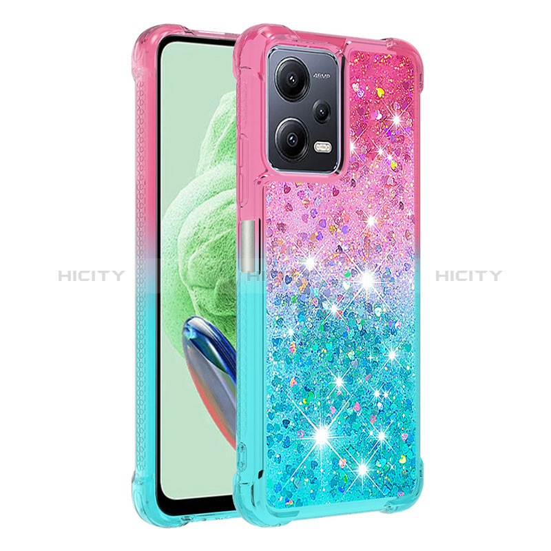 Funda Silicona Carcasa Goma Bling-Bling S02 para Xiaomi Poco X5 5G Rosa