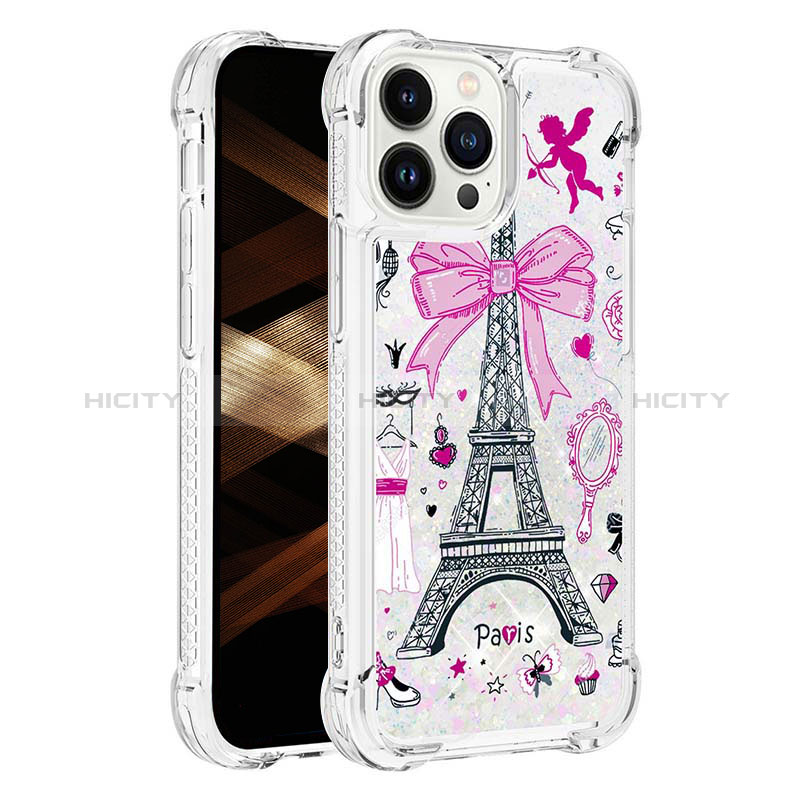 Funda Silicona Carcasa Goma Bling-Bling S03 para Apple iPhone 13 Pro