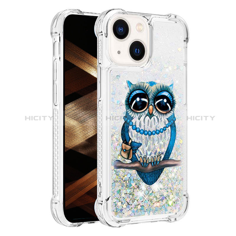 Funda Silicona Carcasa Goma Bling-Bling S03 para Apple iPhone 15 Multicolor