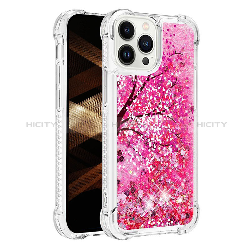 Funda Silicona Carcasa Goma Bling-Bling S03 para Apple iPhone 15 Pro