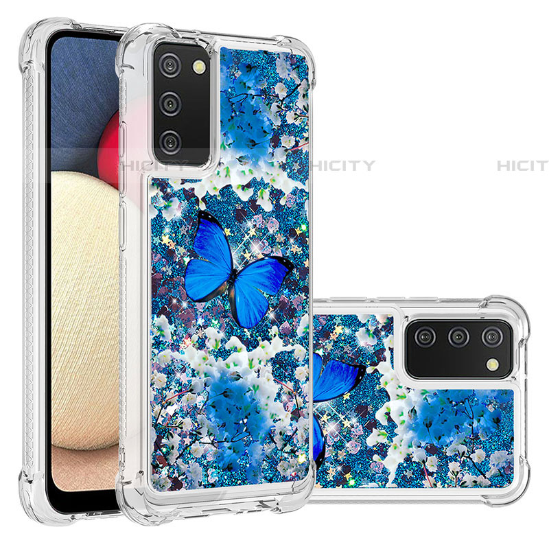 Funda Silicona Carcasa Goma Bling-Bling S03 para Samsung Galaxy A03s