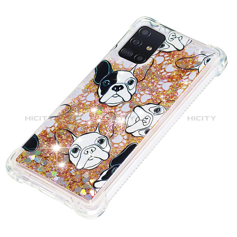 Funda Silicona Carcasa Goma Bling-Bling S03 para Samsung Galaxy A51 4G