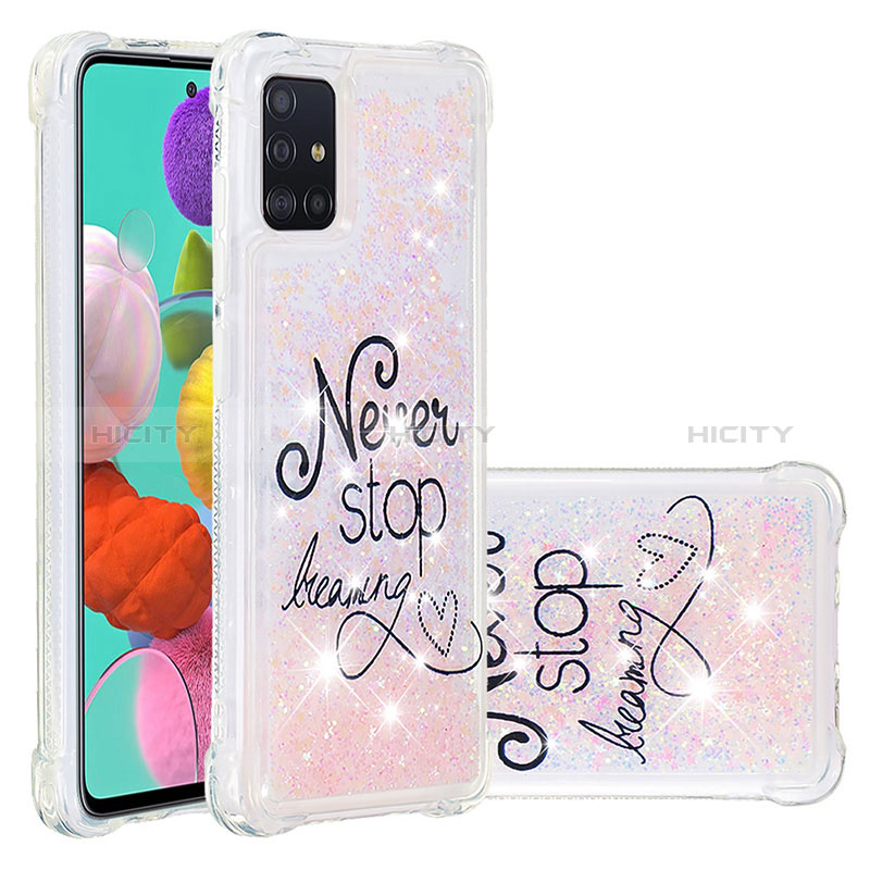 Funda Silicona Carcasa Goma Bling-Bling S03 para Samsung Galaxy A51 4G