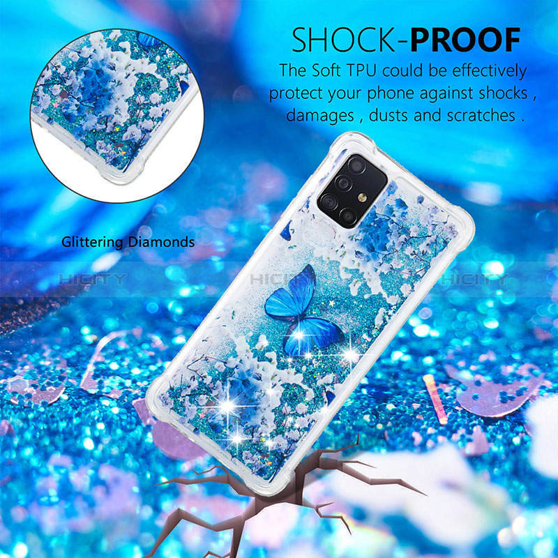 Funda Silicona Carcasa Goma Bling-Bling S03 para Samsung Galaxy A51 5G