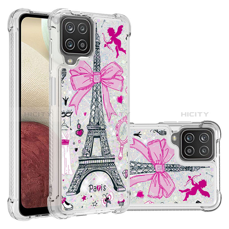 Funda Silicona Carcasa Goma Bling-Bling S03 para Samsung Galaxy F12