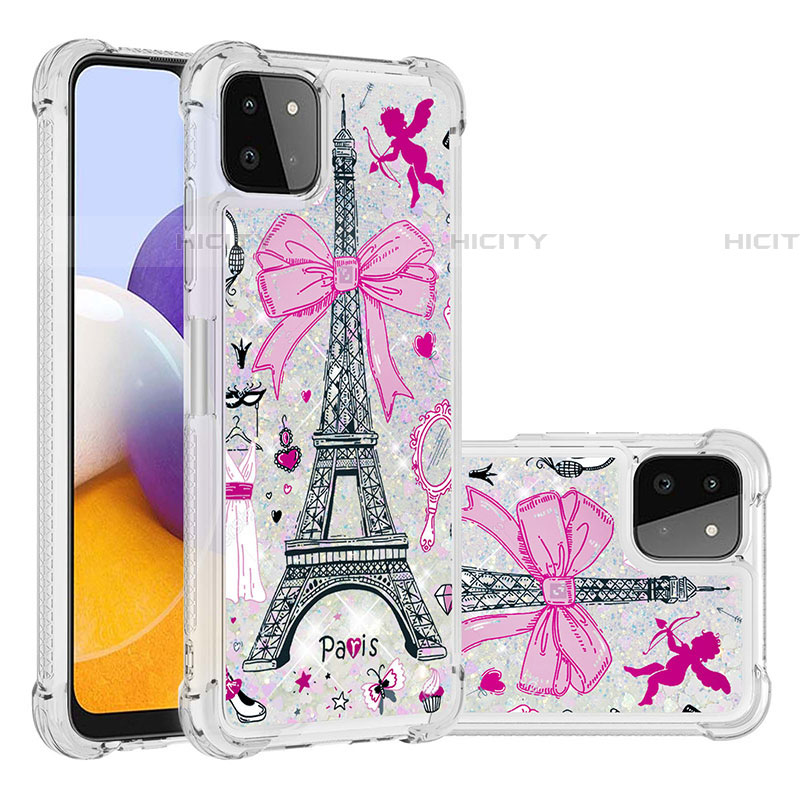 Funda Silicona Carcasa Goma Bling-Bling S03 para Samsung Galaxy F42 5G Multicolor