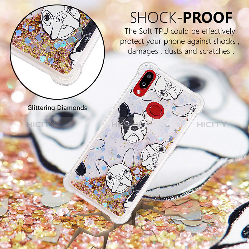 Funda Silicona Carcasa Goma Bling-Bling S03 para Samsung Galaxy M01s